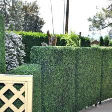 Artificial Boxwood Hedges Fence